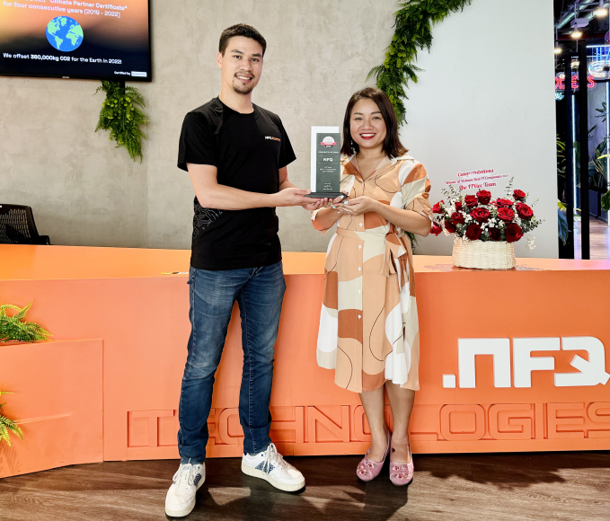 NFQ Asia 6 năm liên tiếp lọt top công ty CNTT tốt nhất Việt Nam (Ảnh: ITviec)