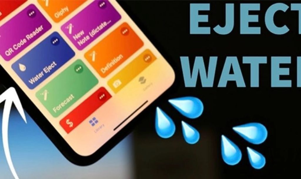 Tôi có thể sử dụng ứng dụng để vắt nước ra khỏi iPhone không?