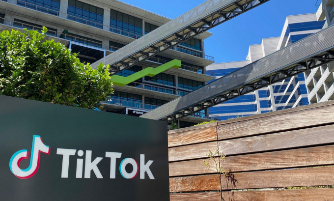 Tiktok có trụ sở tại California, Hoa Kỳ.Ảnh: AFP