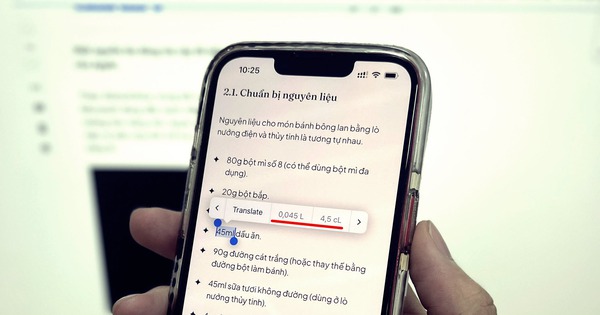 Mẹo chuyển đổi đơn vị đo nhanh trên iPhone