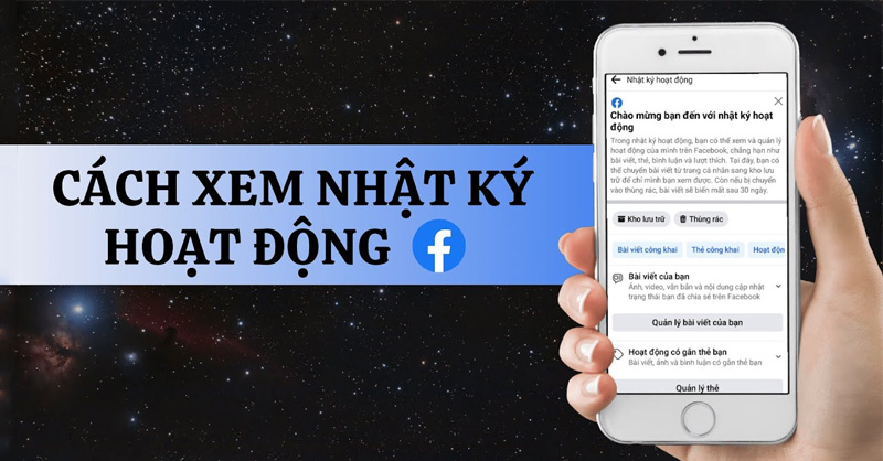 Cách xem nhật ký hoạt động trên Facebook