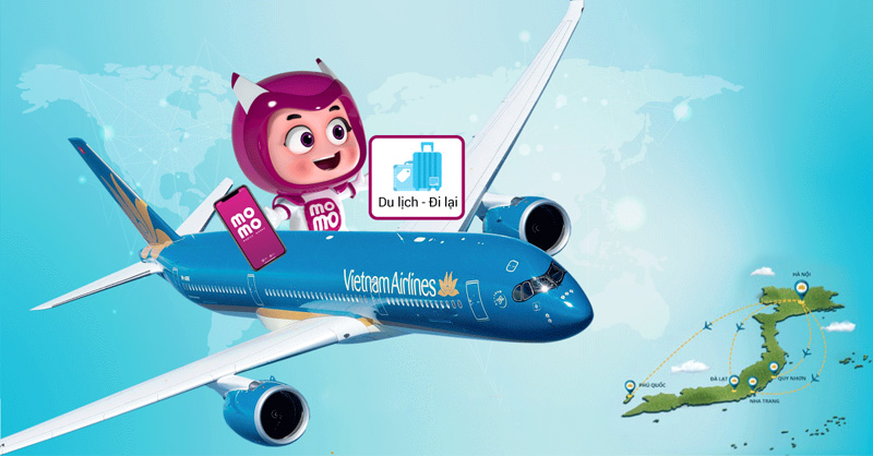 Đặt vé máy bay Vietnam Airlines cùng MoMo