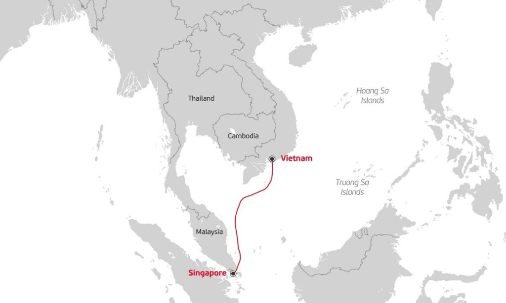 Sẽ sớm có tuyến cáp internet kết nối Việt Nam và Singapore