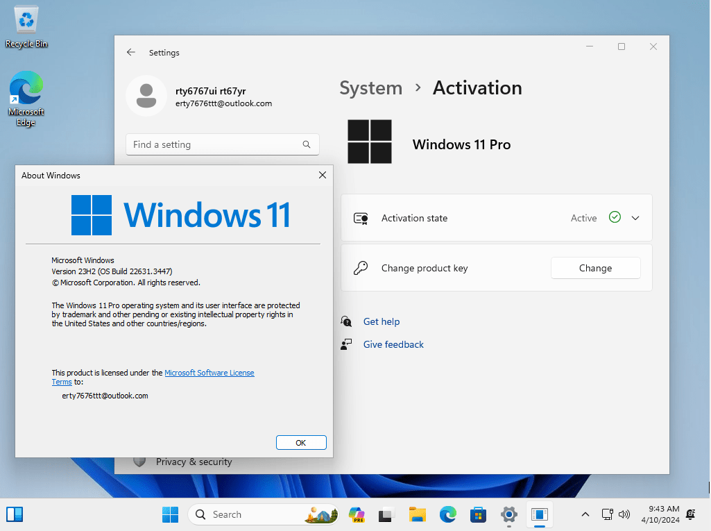 Windows 11 v23H2 Build 22631.3447 (9in1) (No TPM Required) PreActivated