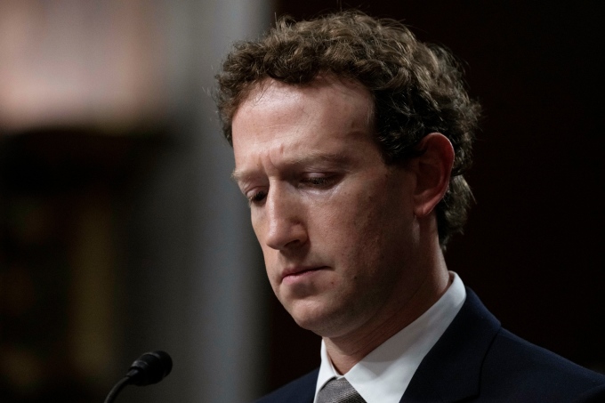 Mark Zuckerberg, Giám đốc điều hành của Meta.Ảnh: AP