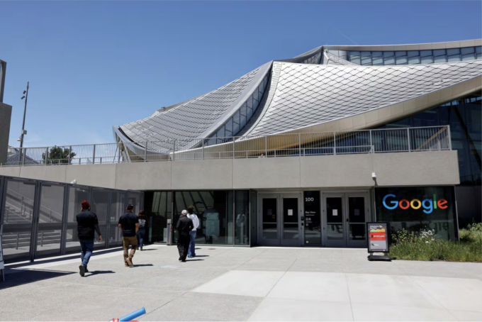 Một góc khuôn viên Bayview của Google ở ​​Mountain View, California, Mỹ.Ảnh: Reuters