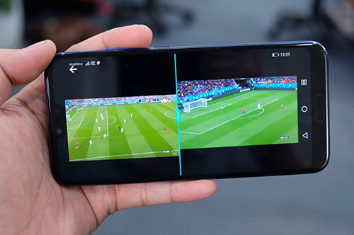 Cách xem cùng lúc hai trận World Cup trên một điện thoại