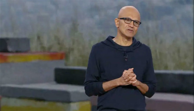 CEO Microsoft Satya Nadella đã tham dự sự kiện Build 2024 vào ngày 21/5. Ảnh: YouTube/Microsoft