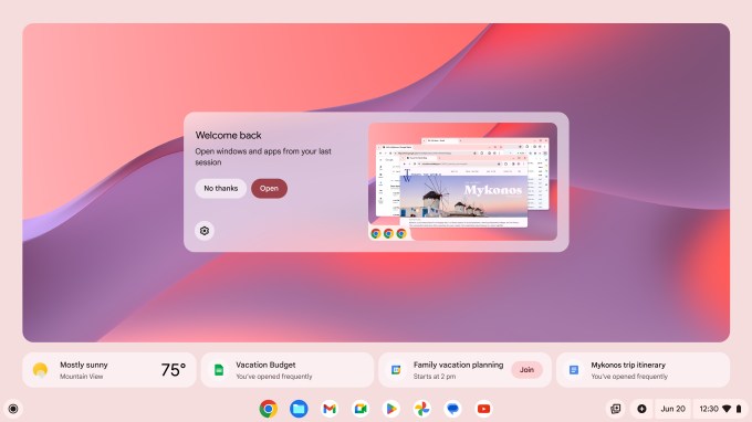 Google bổ sung các tính năng hỗ trợ AI cho Chromebook