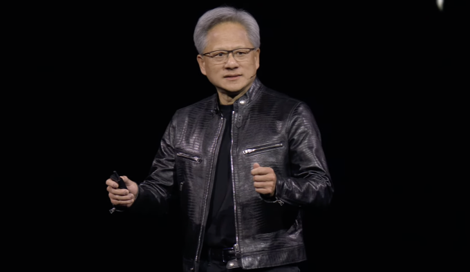 Giám đốc điều hành Nvidia Jensen Huang tại sự kiện GTC 2024 Ảnh: YouTube/Nvidia