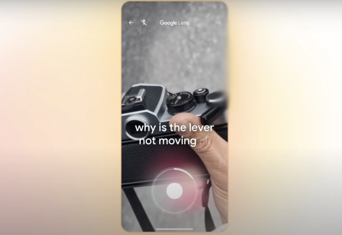 Lời khuyên về cách xử lý tình trạng kẹt phim trên máy ảnh phim Google Lens chạy Gemini.Ảnh: Google