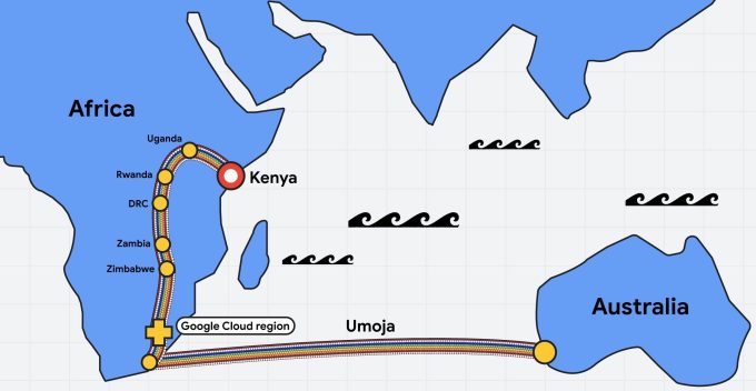 Cáp Umoja của Google