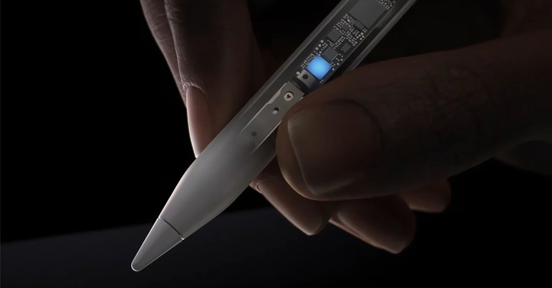 Apple Pencil Pro có thêm thao tác bóp tiện lợi hơn 