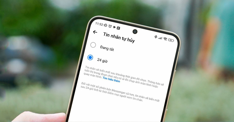 Cách dễ dàng bật Chế độ tin nhắn tự hủy của Messenger 