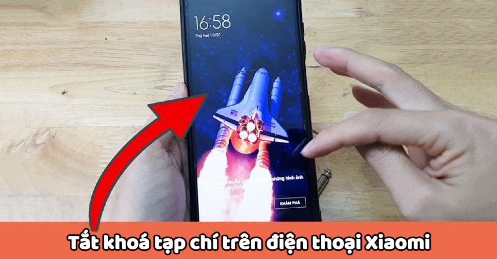 Cách tắt khóa tạp chí trên điện thoại Xiaomi dễ dàng