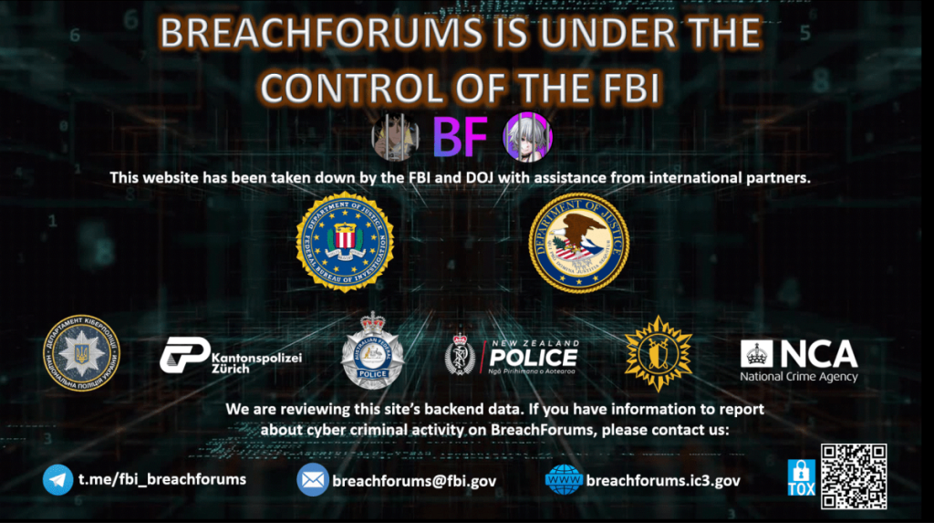 FBI thu giữ diễn đàn hack BreachForums - một lần nữa