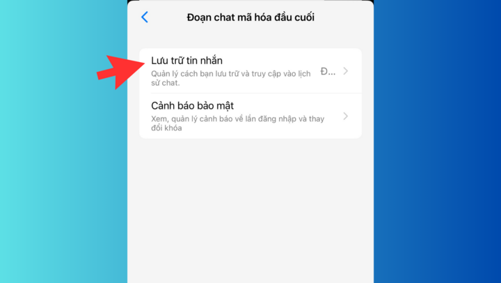 Cách tắt tính năng lưu trữ an toàn trên Messenger - 5