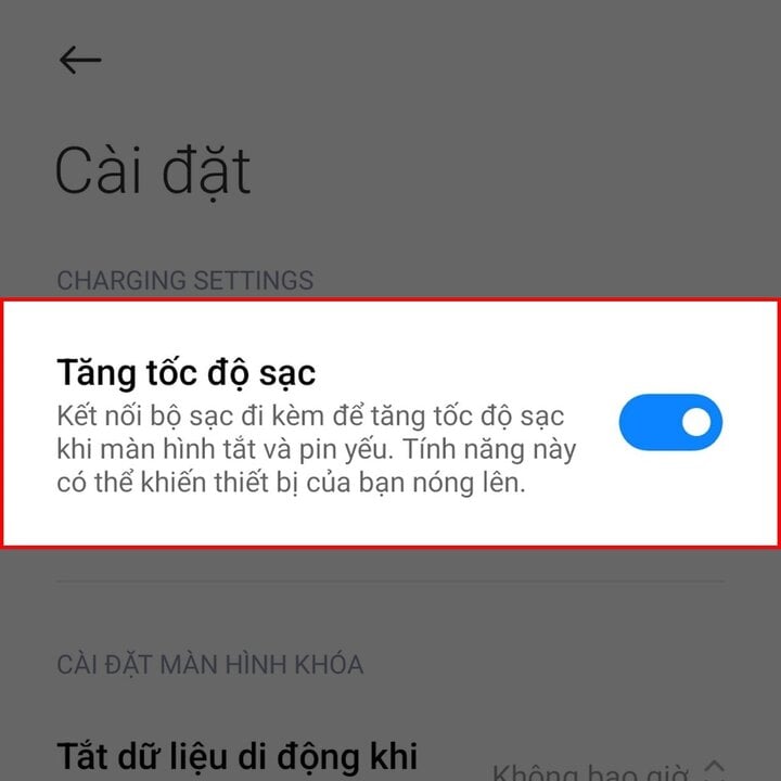 Cách bật tốc độ sạc của Redmi Note 13 series-2