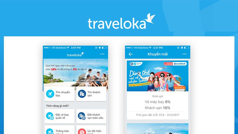 Gói giá tuyệt vời của Traveloka