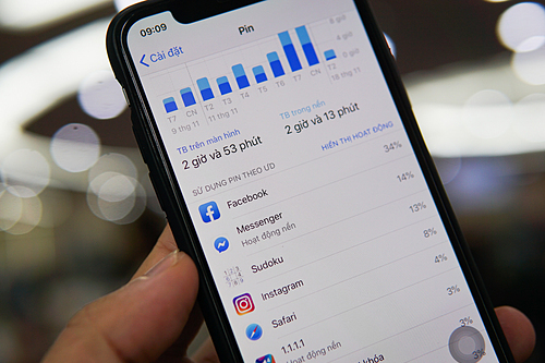 Các ứng dụng mạng xã hội thường gây hao pin nhiều nhất trên điện thoại thông minh. Ảnh: Lưu Quý