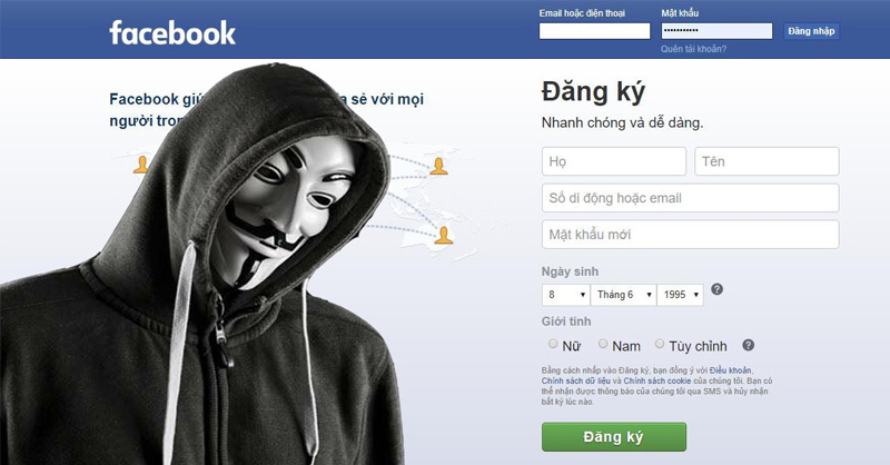 Hacker sẽ khai thác lỗ hổng bảo mật để đột nhập tài khoản Facebook