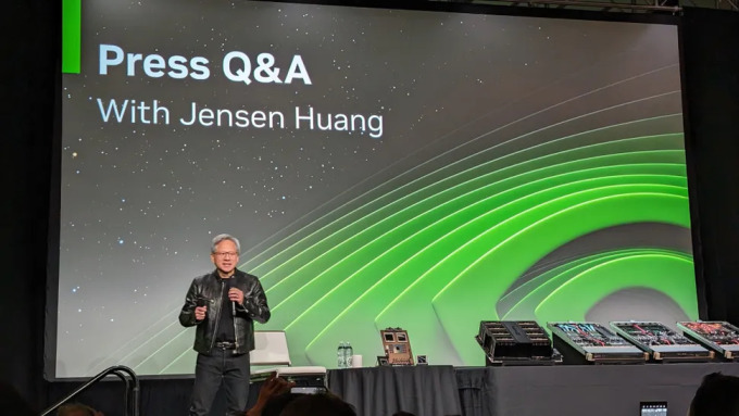 Jensen Huang tại sự kiện Nvidia GTC 2024 Ảnh: Mike Moore.