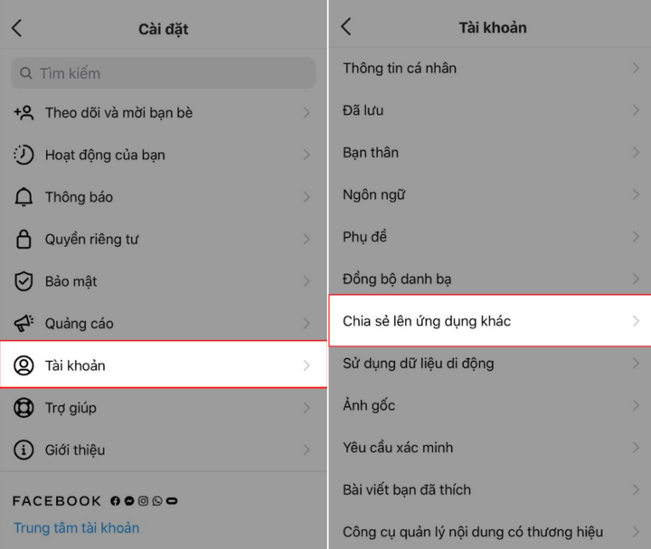 Cách hủy liên kết Instagram và Facebook siêu dễ dàng - 4