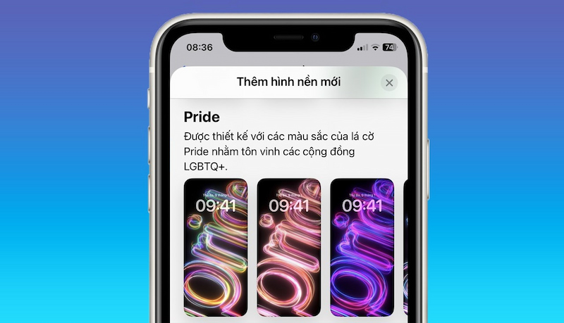 iOS 17.5 bổ sung bộ hình nền Pride mới