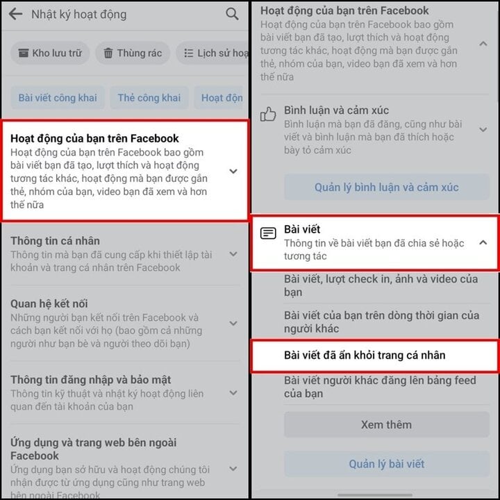 Cách khôi phục bài viết bị ẩn trên Facebook hiệu quả – 2