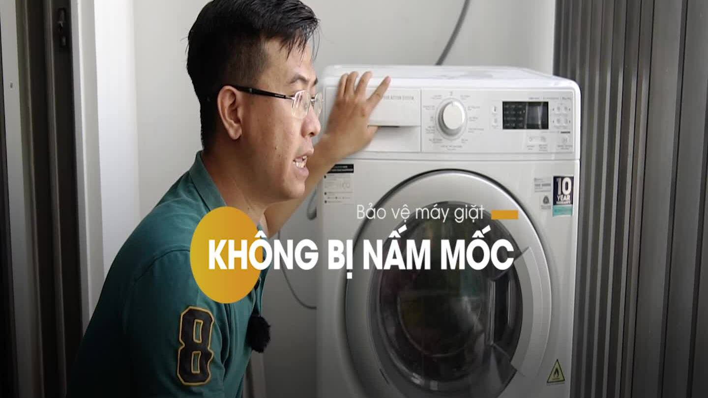 Kinh nghiệm chống nấm mốc trong máy giặt