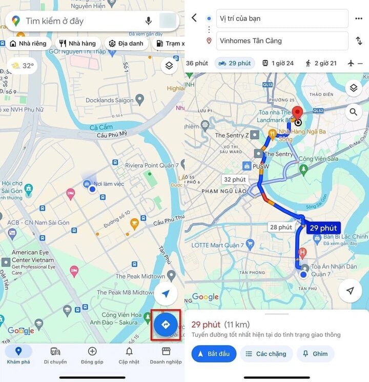 Những cách dễ dàng để lưu khoảng cách trên Google Maps