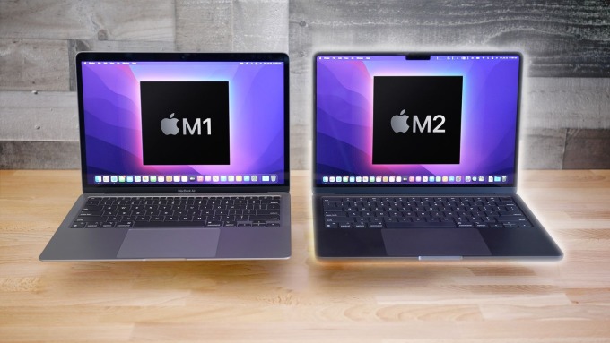 Macbook Air sử dụng chip M1 và M2. Ảnh: Macrumors