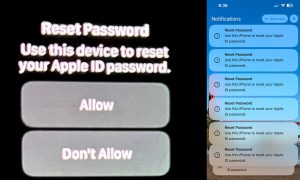 Người dùng iPhone bị tấn công bởi các yêu cầu đặt lại mật khẩu