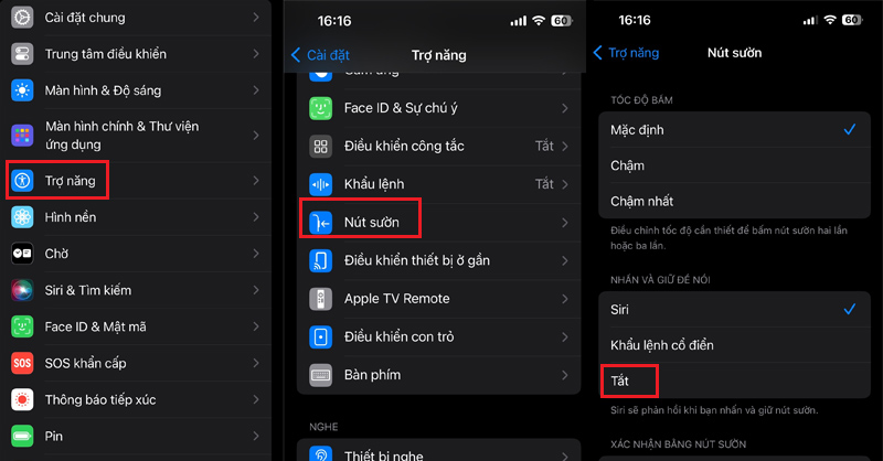 Tắt điều khiển giọng nói trên iPhone