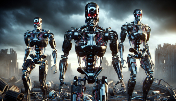 Tạo ra một robot hủy diệt hình người được tạo ra bởi trí tuệ nhân tạo. Ảnh: Phys.org