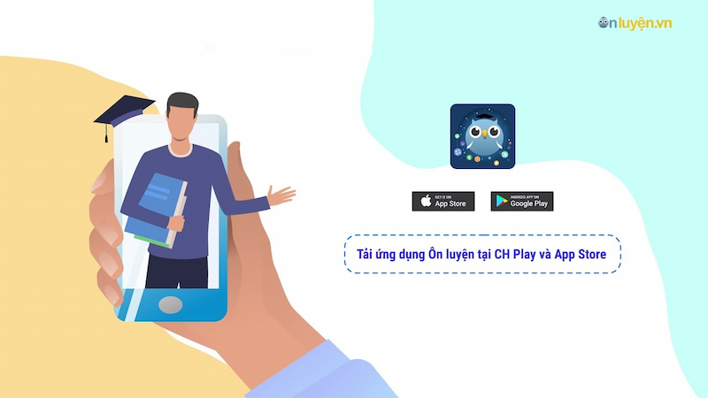 Tải app đánh giá trên CH Play và App Store