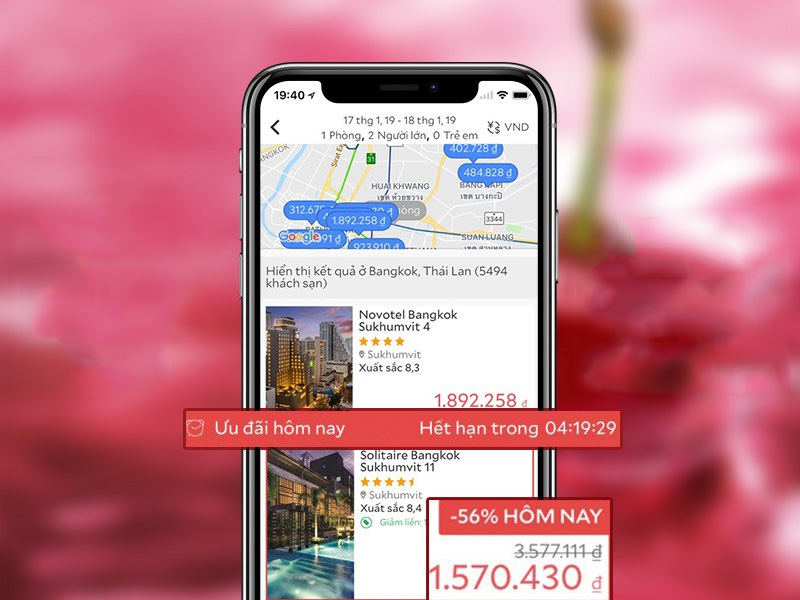 Ưu đãi giảm giá của agoda