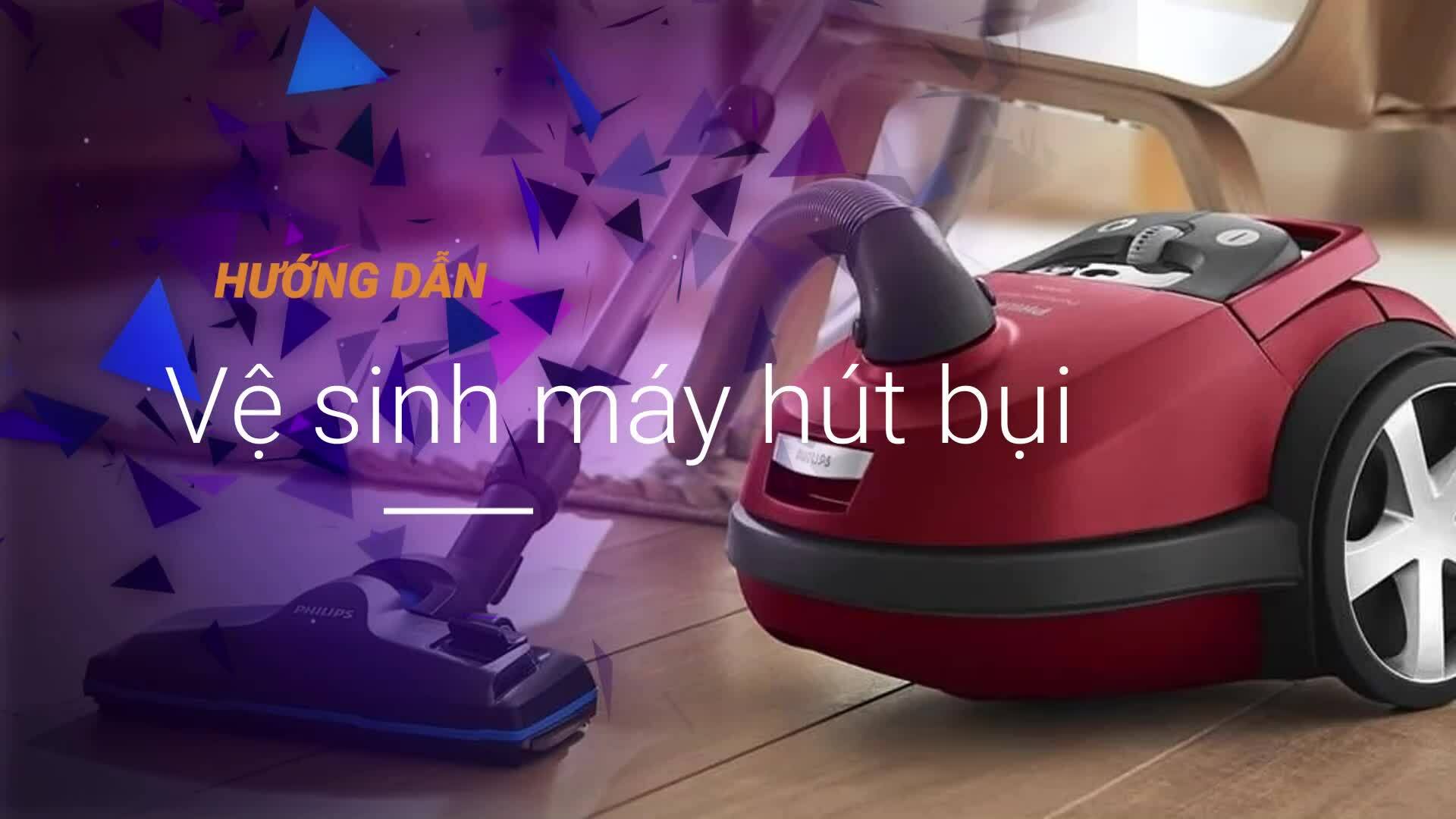 làm sạch máy hút bụi