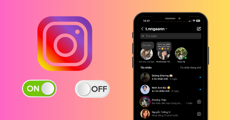 Cách bật hoặc tắt trạng thái hoạt động trực tuyến trên Instagram