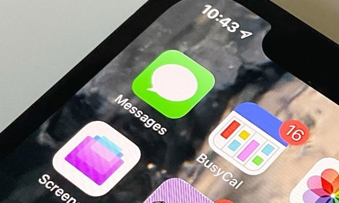 Ứng dụng iMessage trên iPhone. Ảnh: Người trong cuộc của Apple