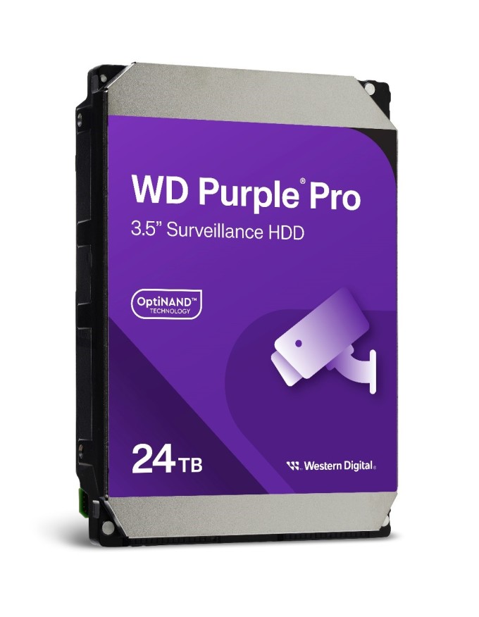 Dòng sản phẩm ổ cứng lưu trữ WD Purple Pro. Ảnh: Western Digital