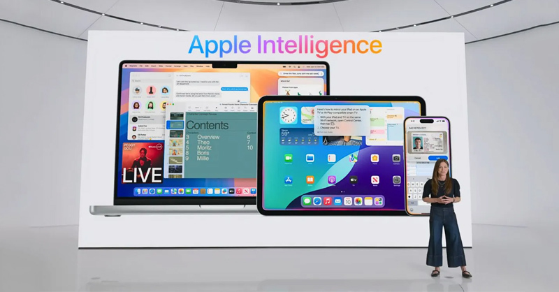 Apple Intelligence tích hợp liền mạch trên nhiều nền tảng