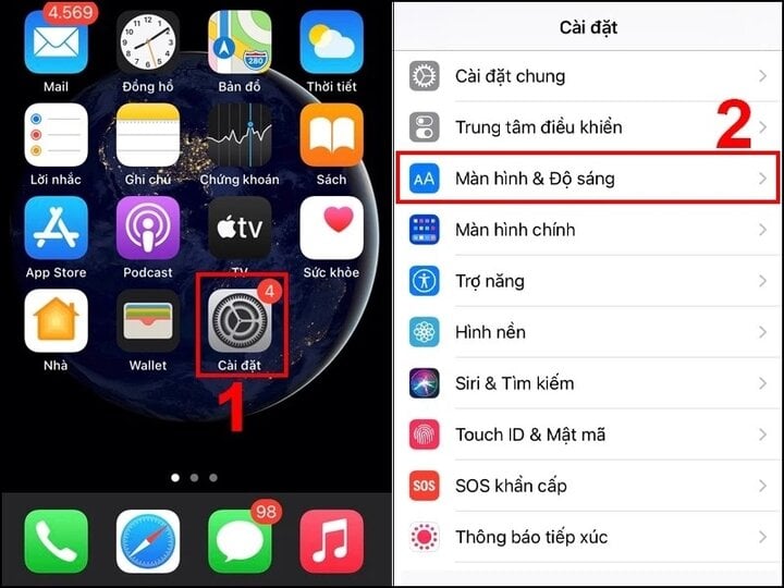 Cách bật chế độ tối iPhone nhanh chóng và dễ dàng - 3