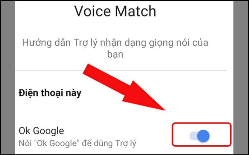 Mở Ok Google trên điện thoại của bạn