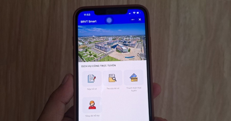 BR-VT Smart tích hợp nhiều chức năng dịch vụ công trực tuyến