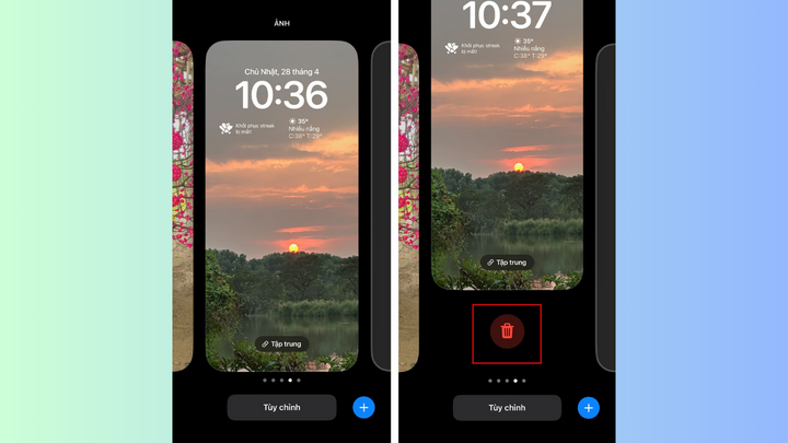 Cách xóa Widget khỏi màn hình khóa iPhone – 6