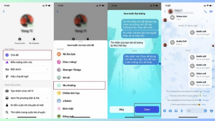 Hướng dẫn cách thay đổi chủ đề Messenger - 6