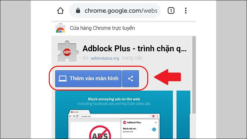 Cài đặt tiện ích AdBlock để chặn quảng cáo trên Google Chrome