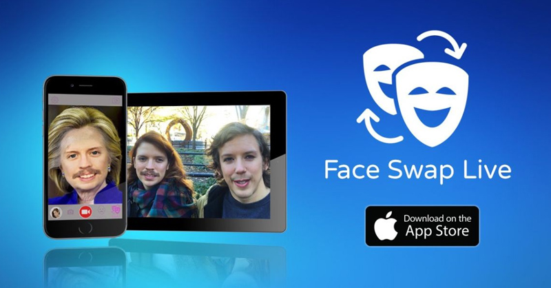 Face Swap Live cho phép bạn nhanh chóng chuyển đổi khuôn mặt