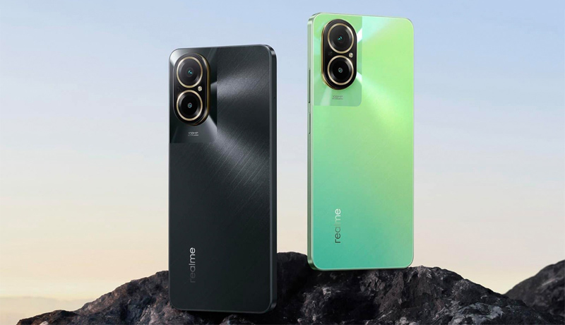 Realme C67 hai phiên bản màu sắc